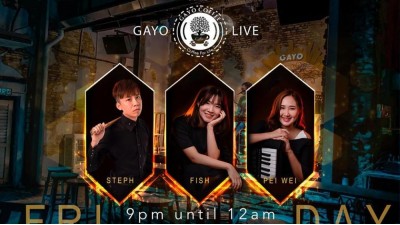 Fish, PeiWei & Steph @ Gayo Coffee LiveBa! - Music, Livehouse, Live Band, Gig in Malaysia 